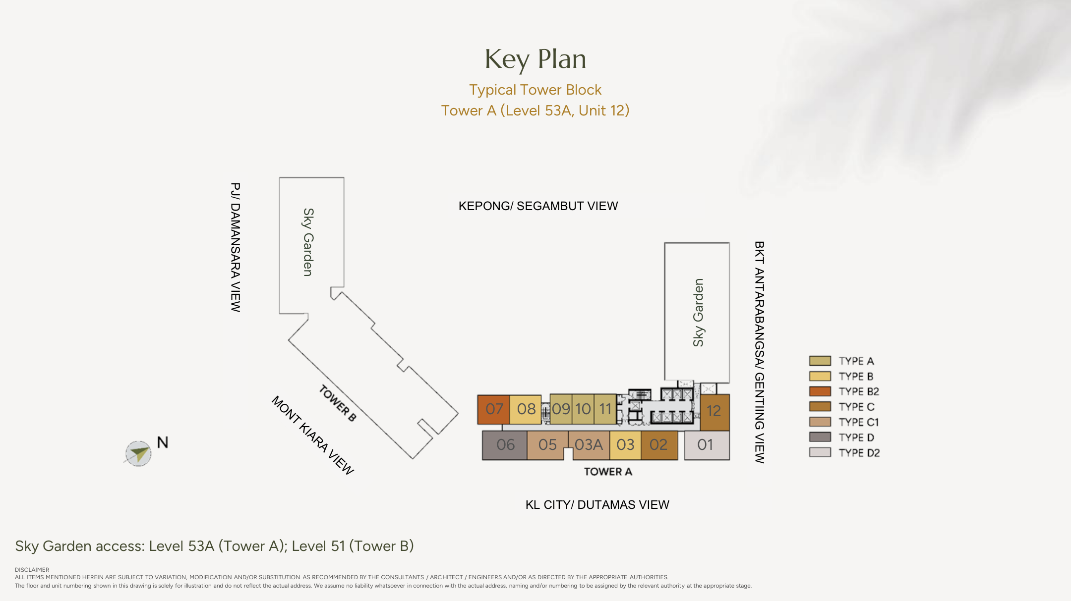 Tower A · Level 53A, Unit 12